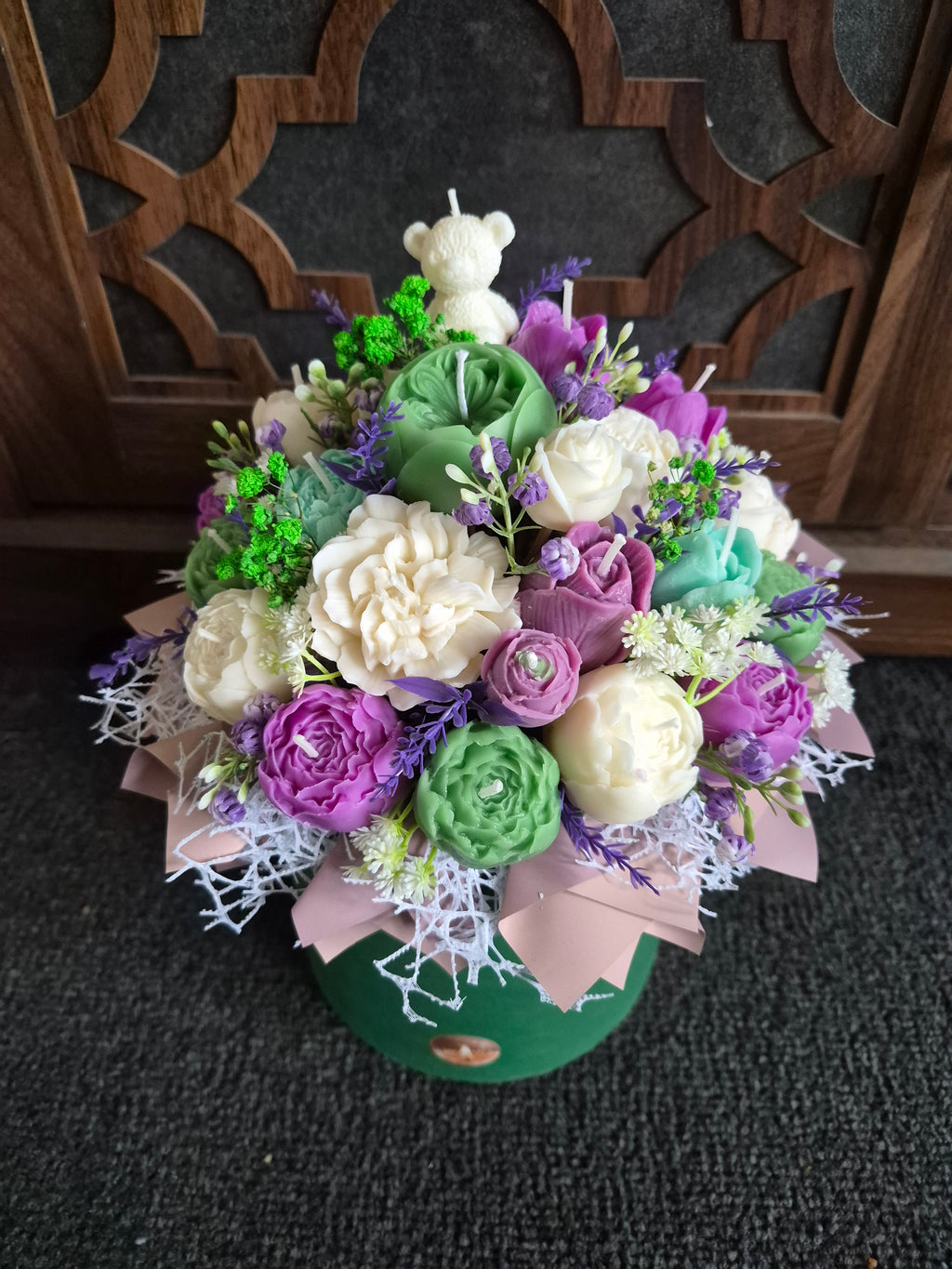Luxury Candle Bouquet – Handmade Gift
