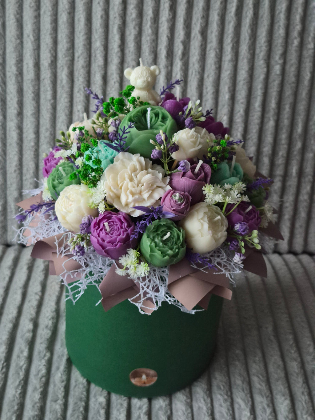 Luxury Candle Bouquet – Handmade Gift