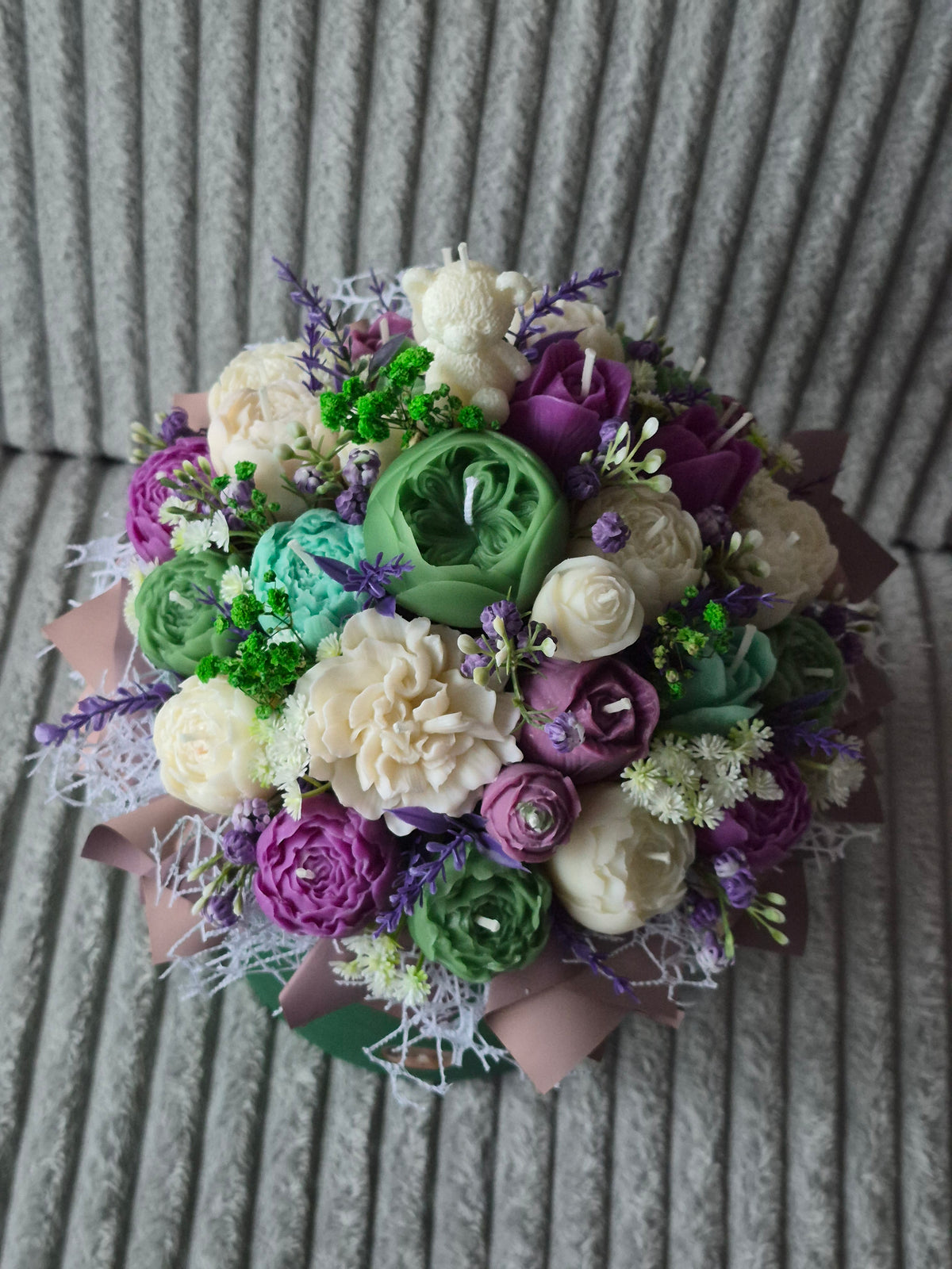 Luxury Candle Bouquet – Handmade Gift
