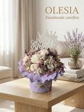 Elegant Handmade Candle Bouquet