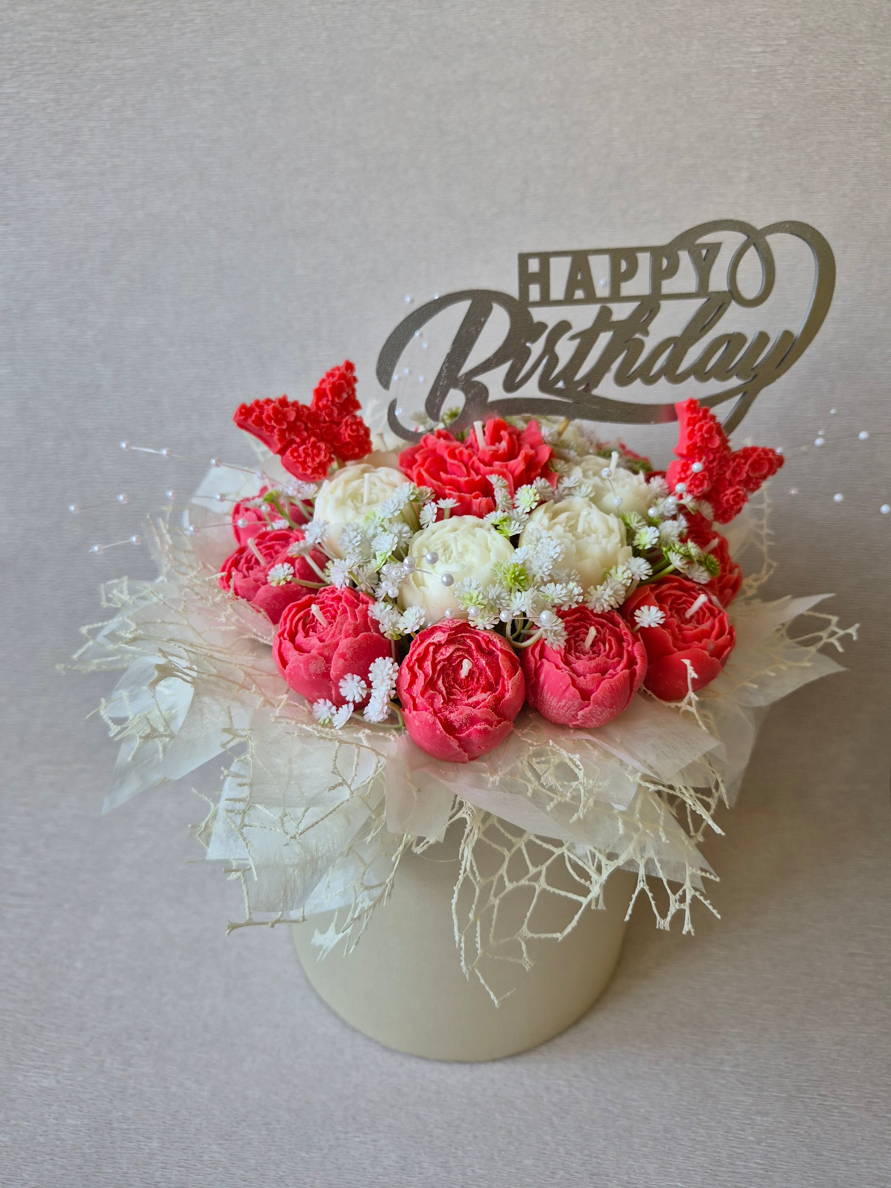 Custom Handmade Candle Bouquet