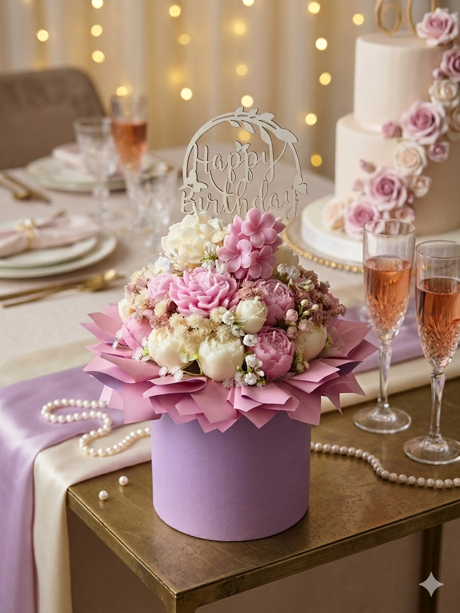 Elegant Handmade Candle bouquet