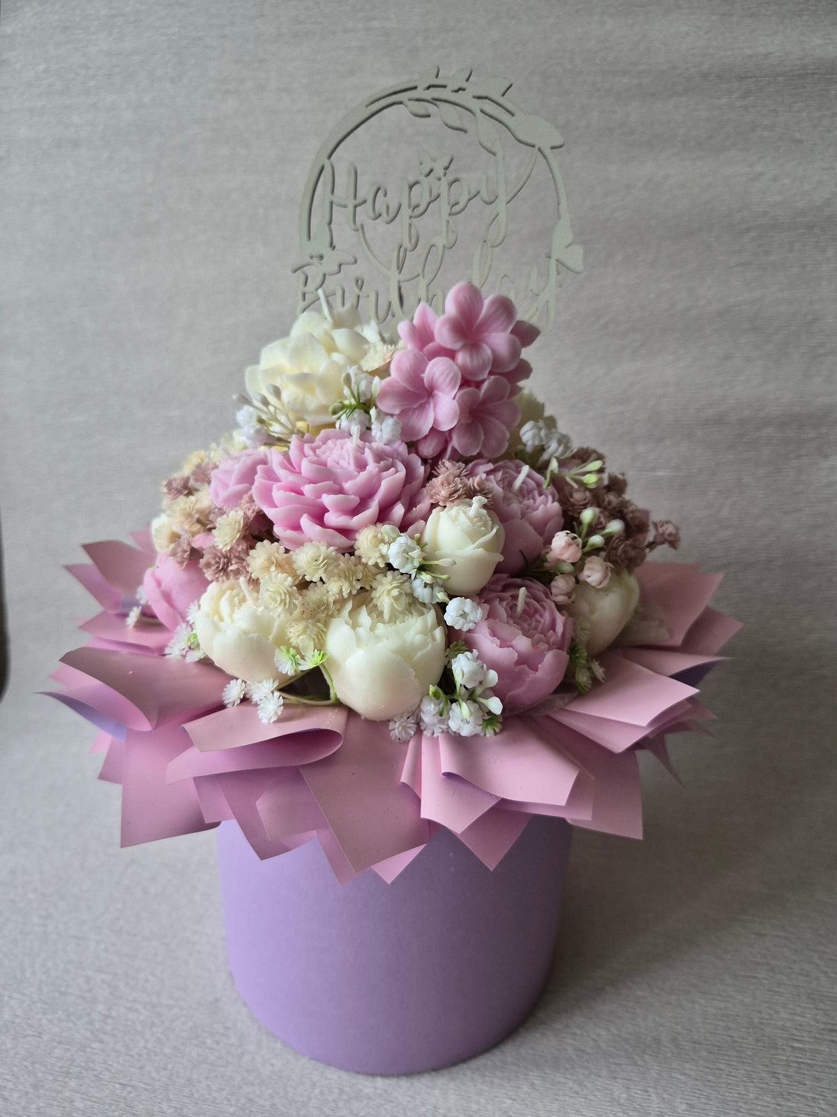 Elegant Handmade Candle bouquet