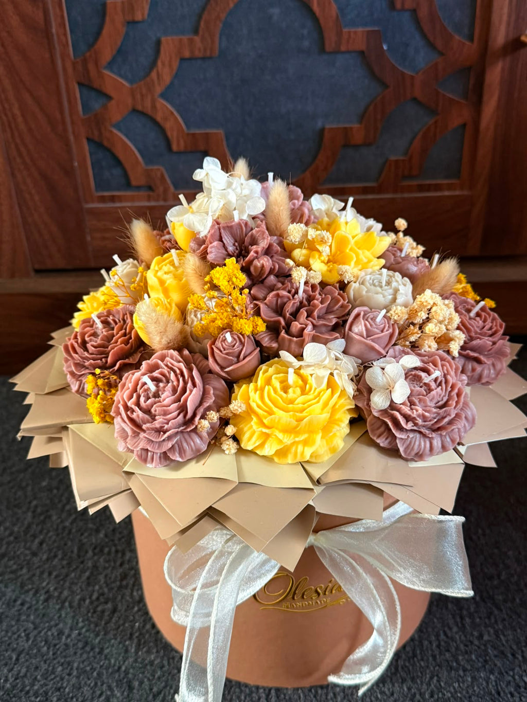 Warm Elegance Candle Bouquet