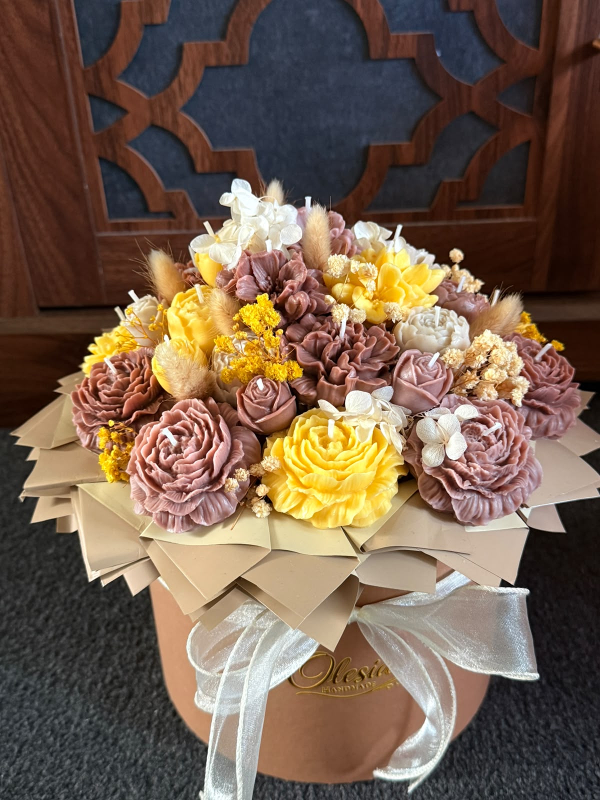Warm Elegance Candle Bouquet
