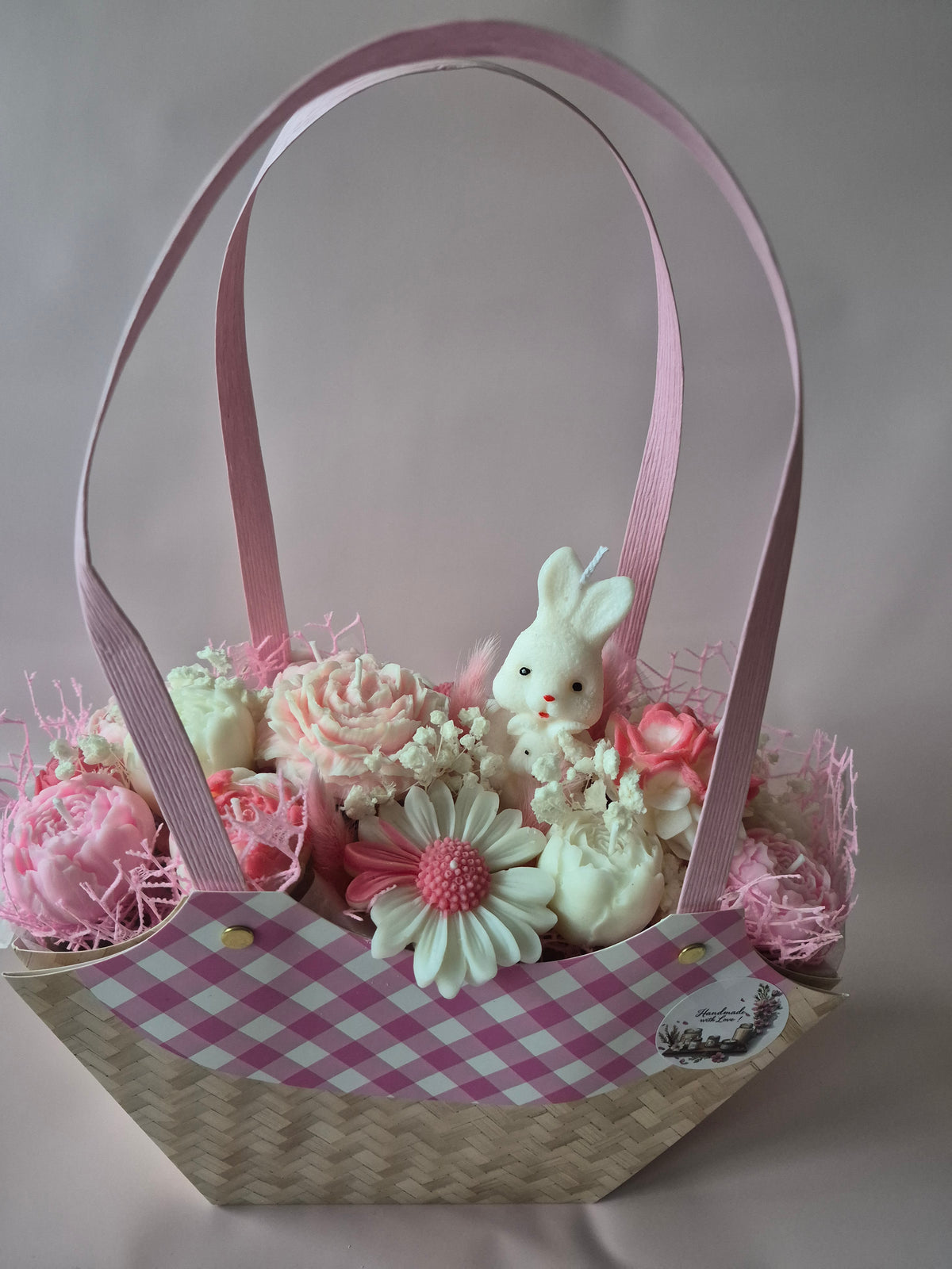 Luxury Handmade Candle Flower Basket