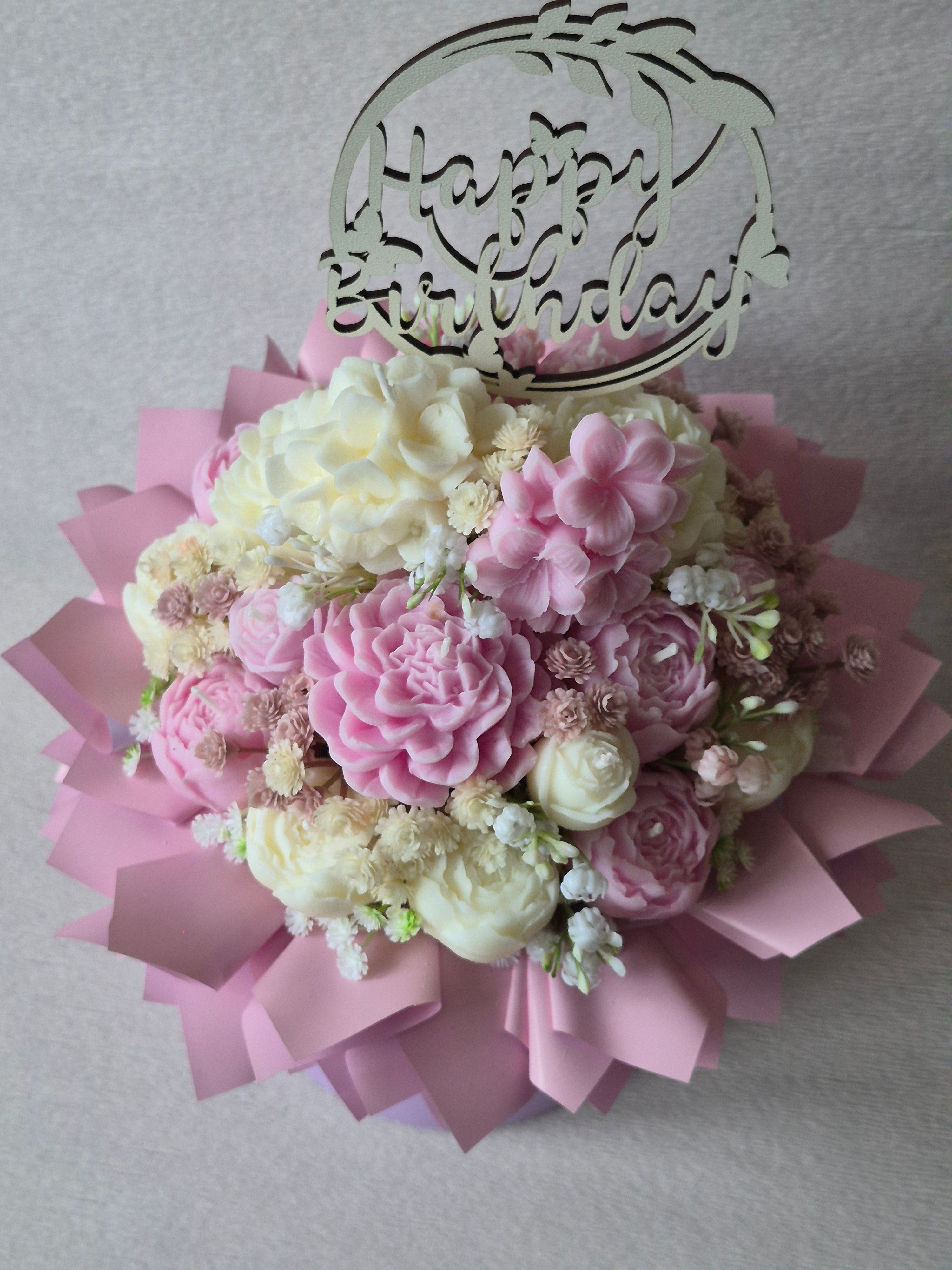 Elegant Handmade Candle bouquet