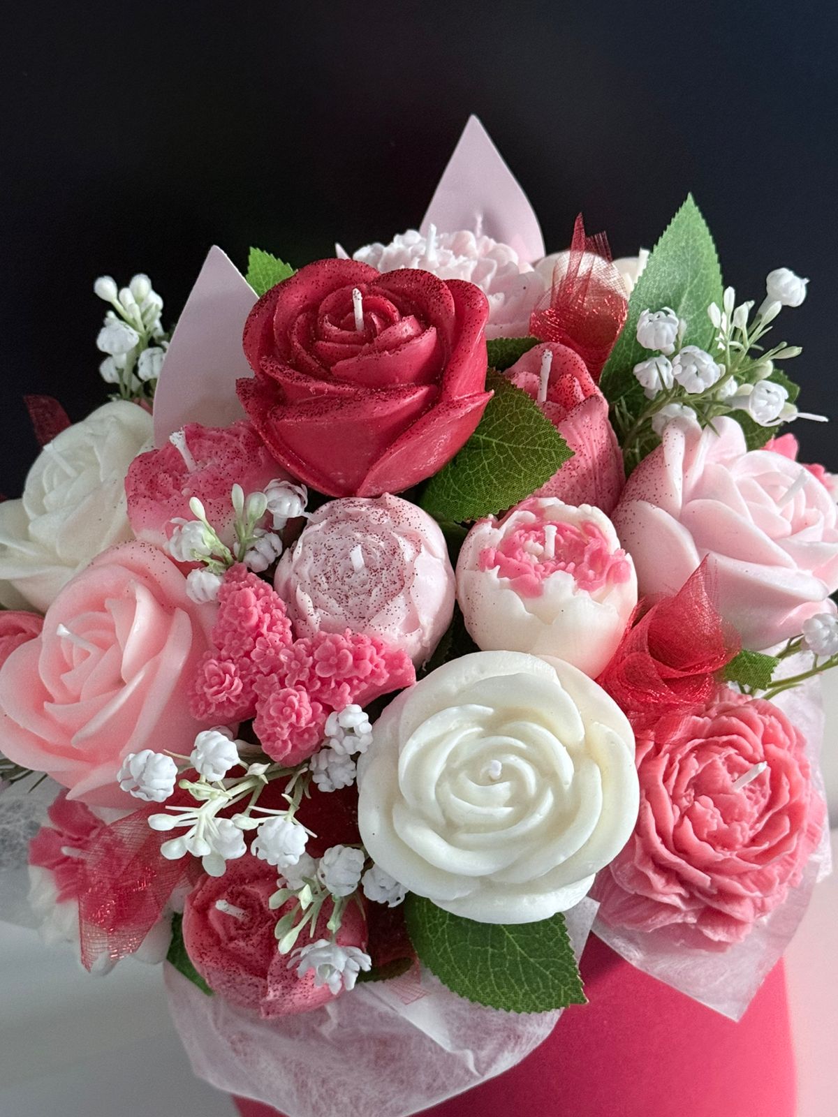 Luxury Candle Bouquet – Handmade Candle Gift