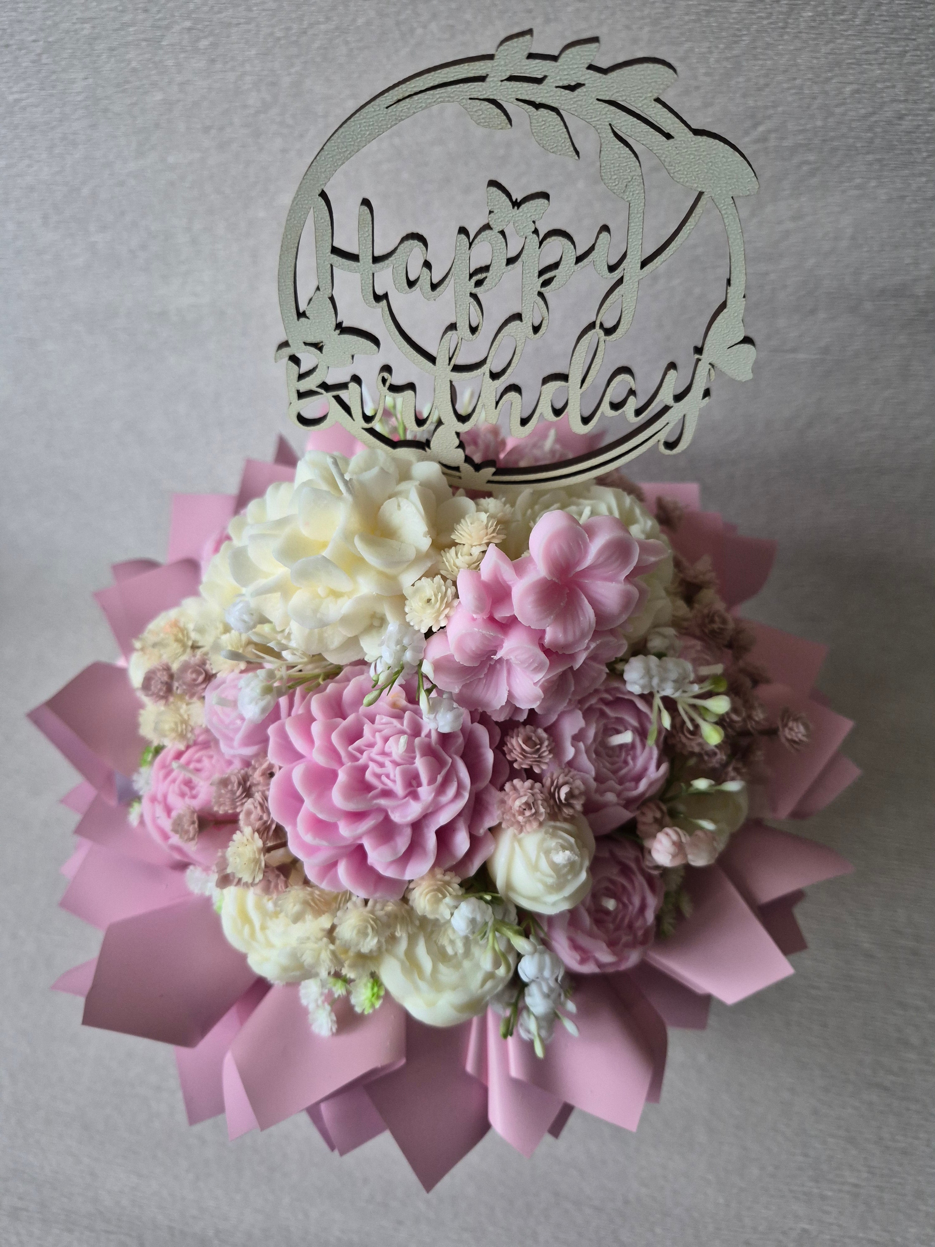 Elegant Handmade Candle bouquet