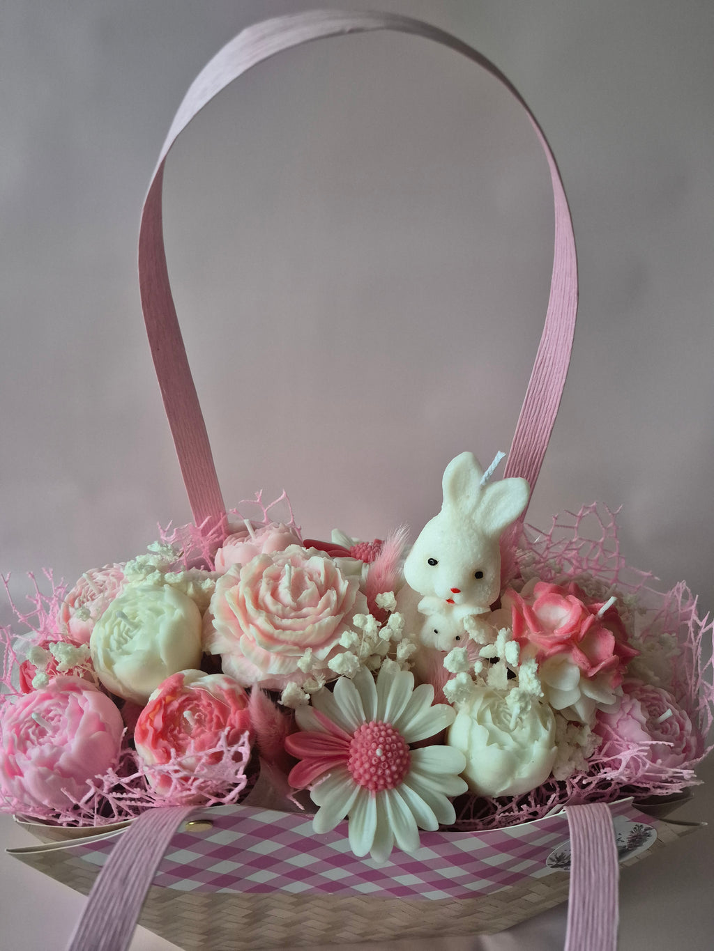 Luxury Handmade Candle Flower Basket
