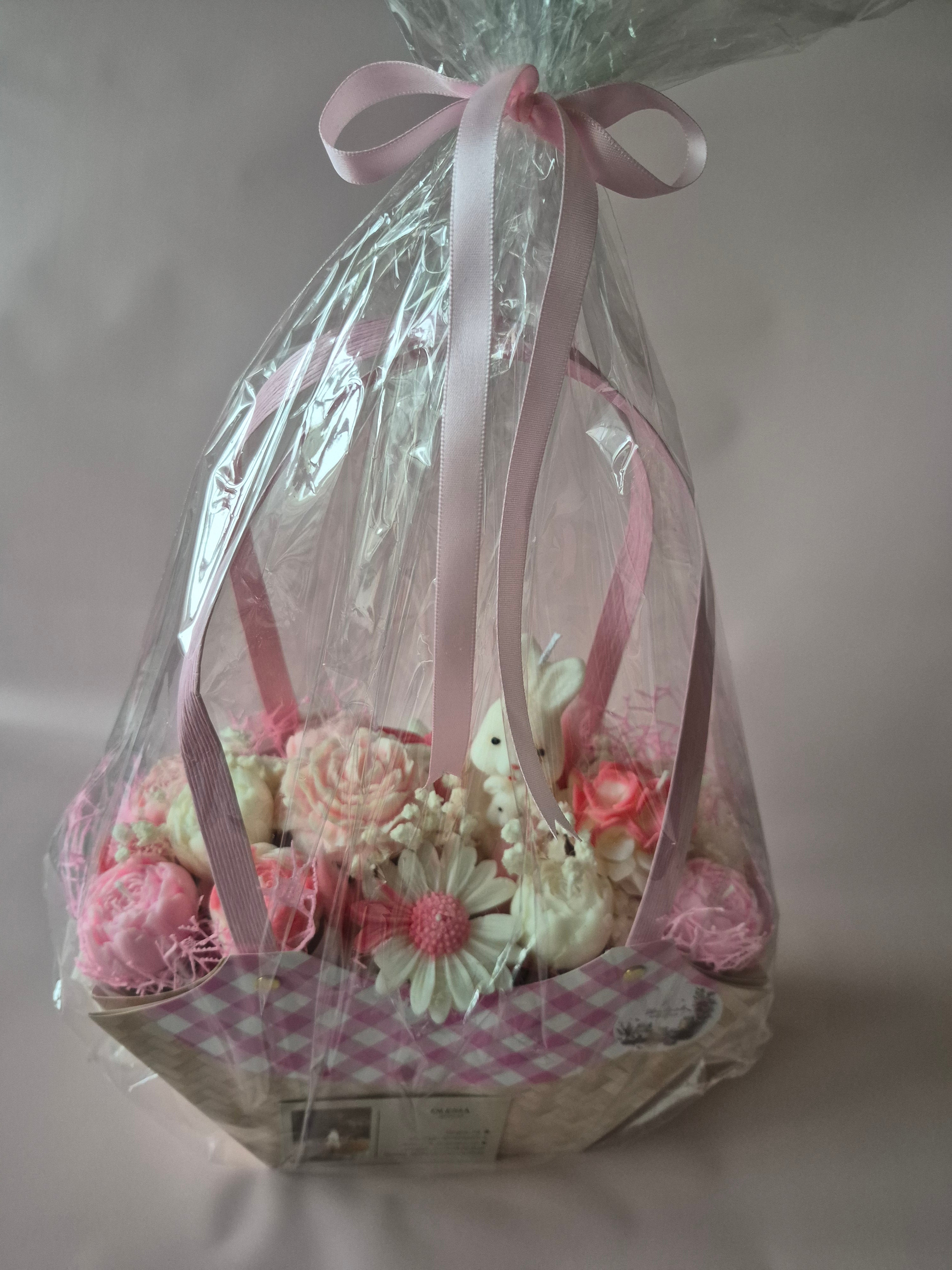 Luxury Handmade Candle Flower Basket