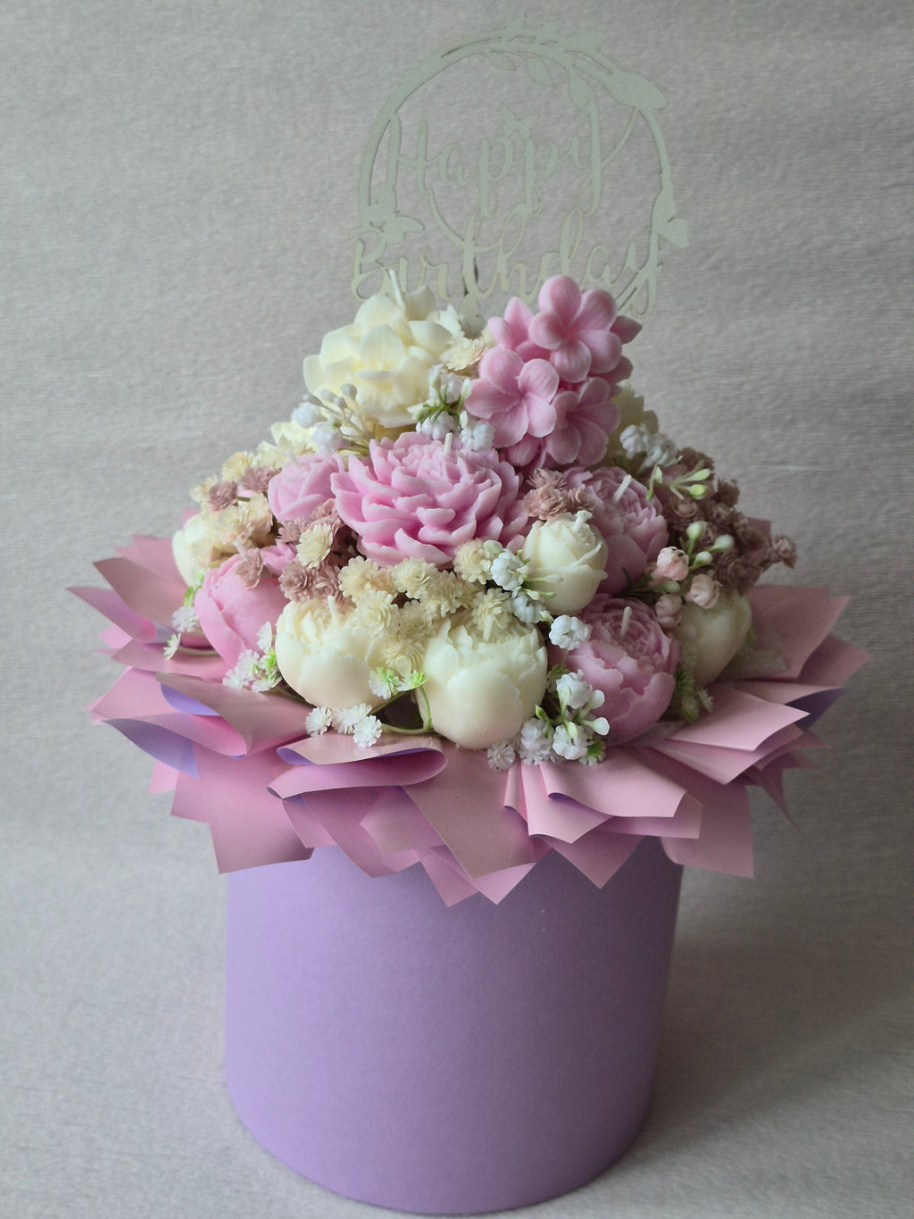 Elegant Handmade Candle bouquet