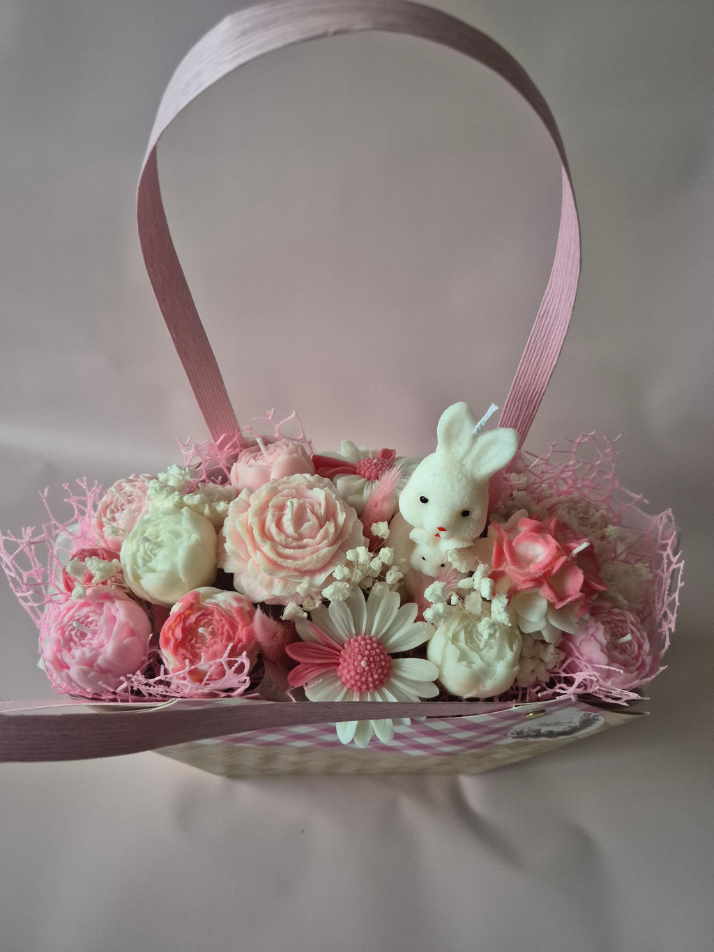 Luxury Handmade Candle Flower Basket