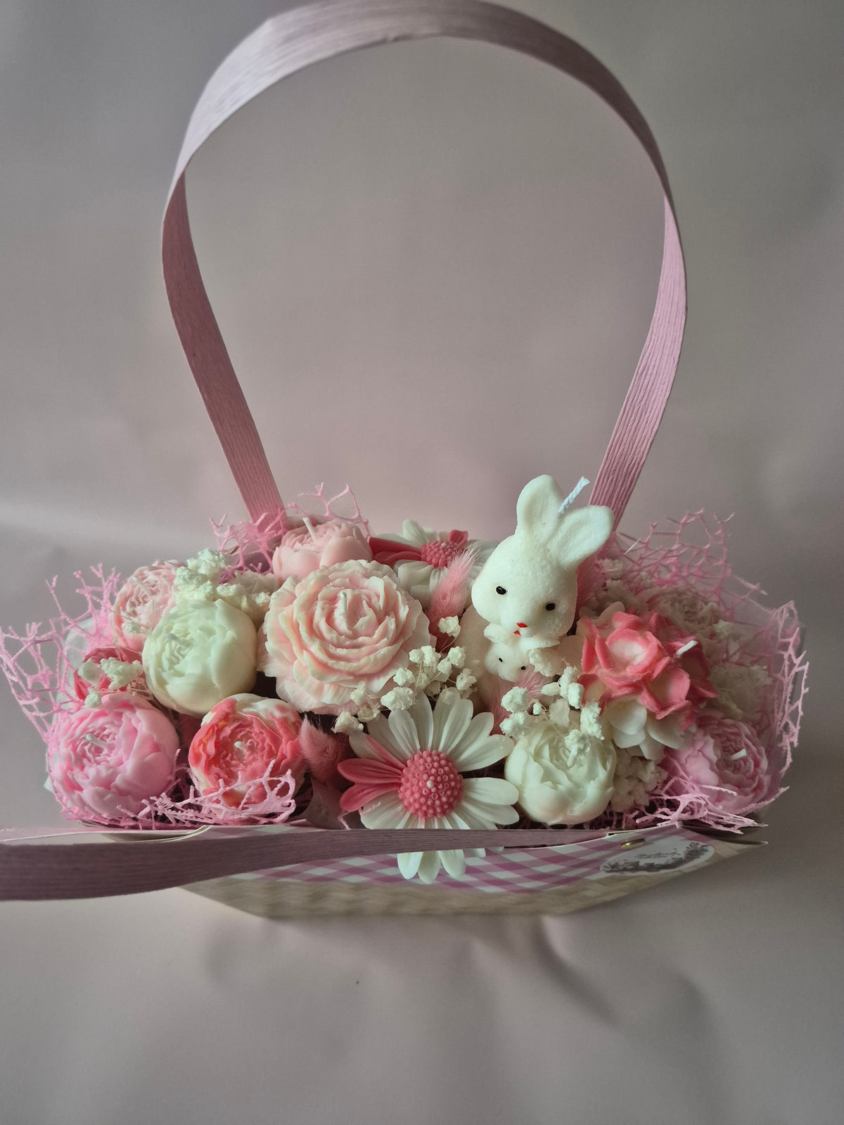 Luxury Handmade Candle Flower Basket