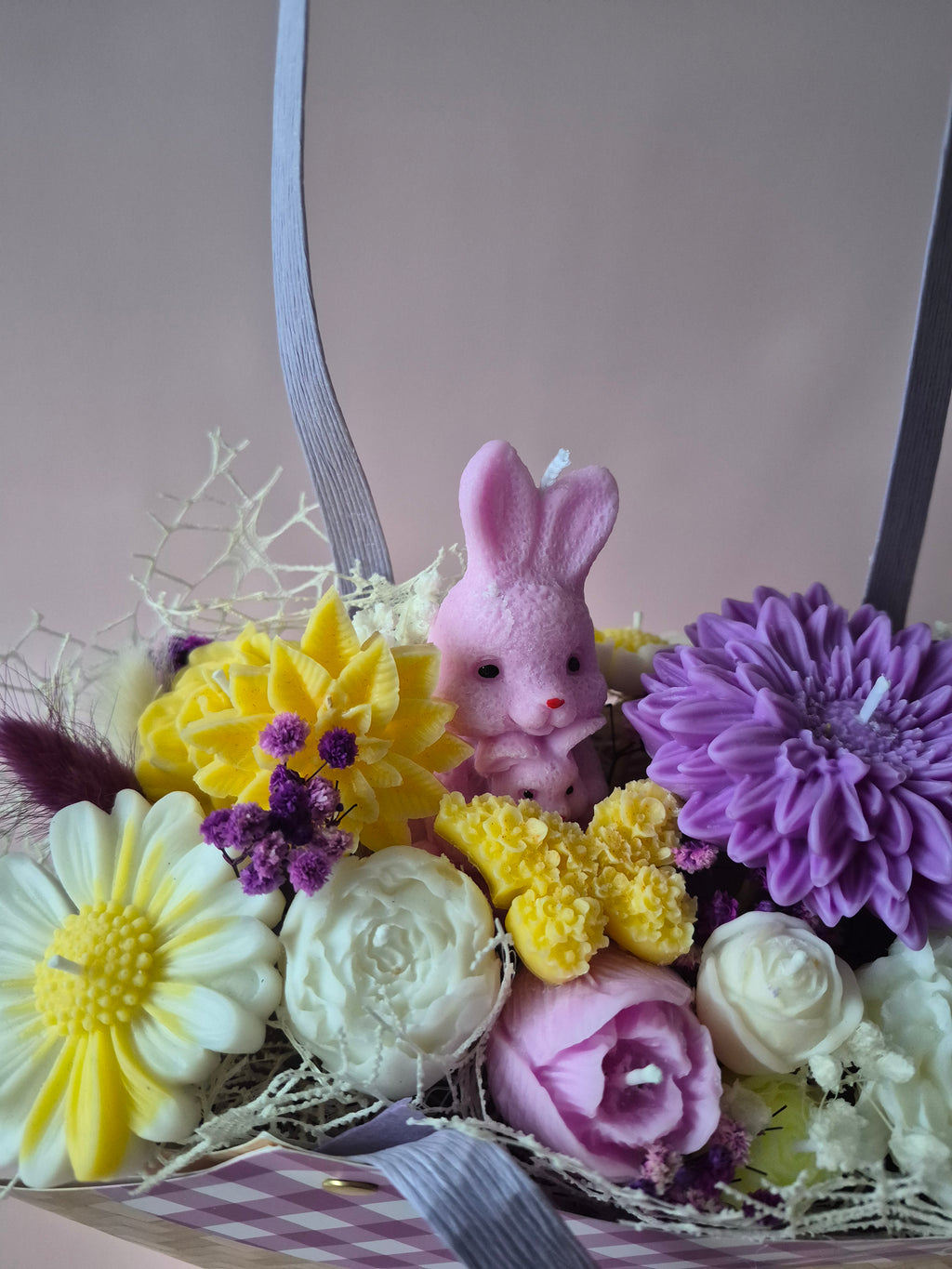 Luxury Handmade Candle Flower Basket
