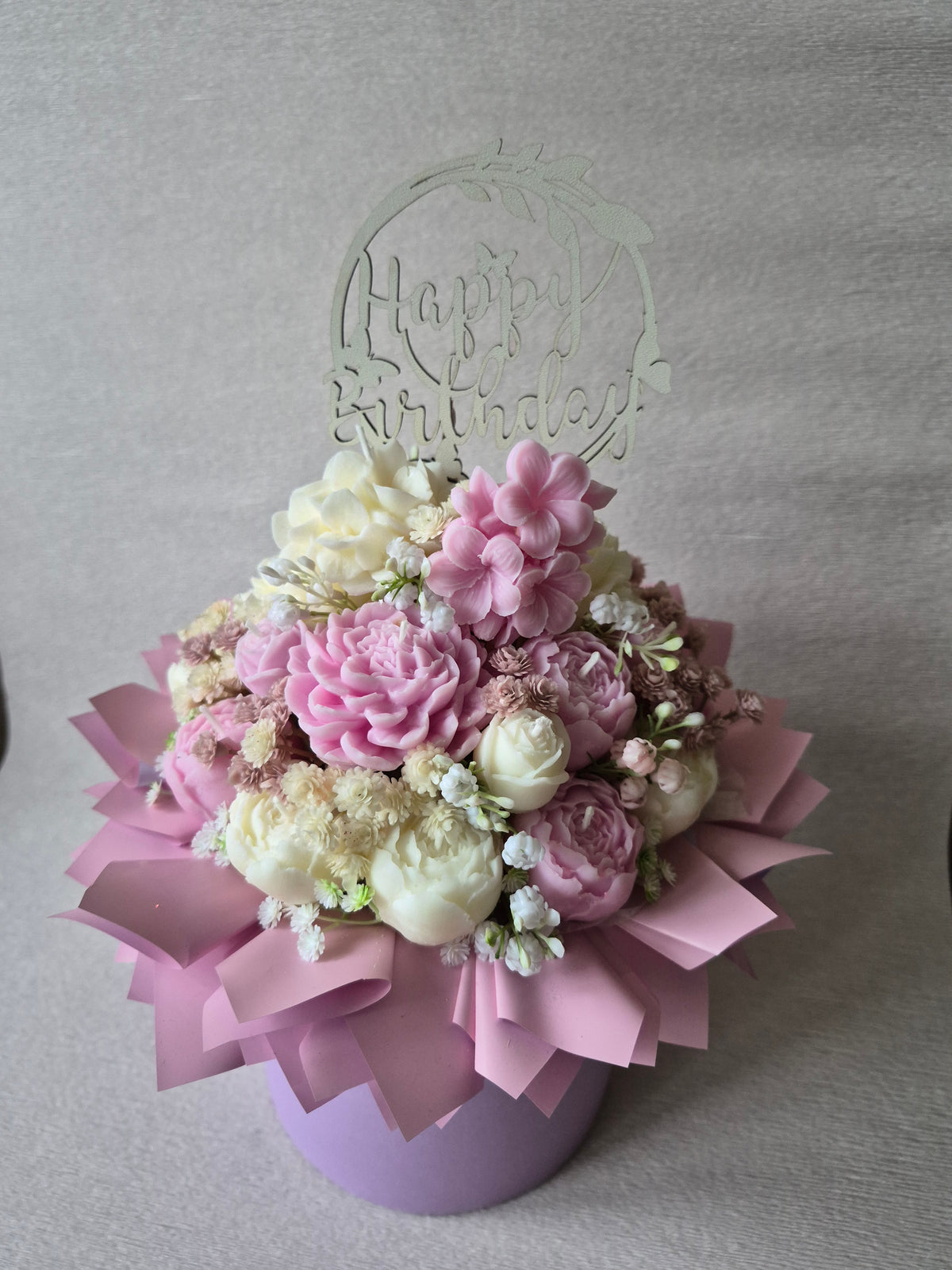 Elegant Handmade Candle bouquet