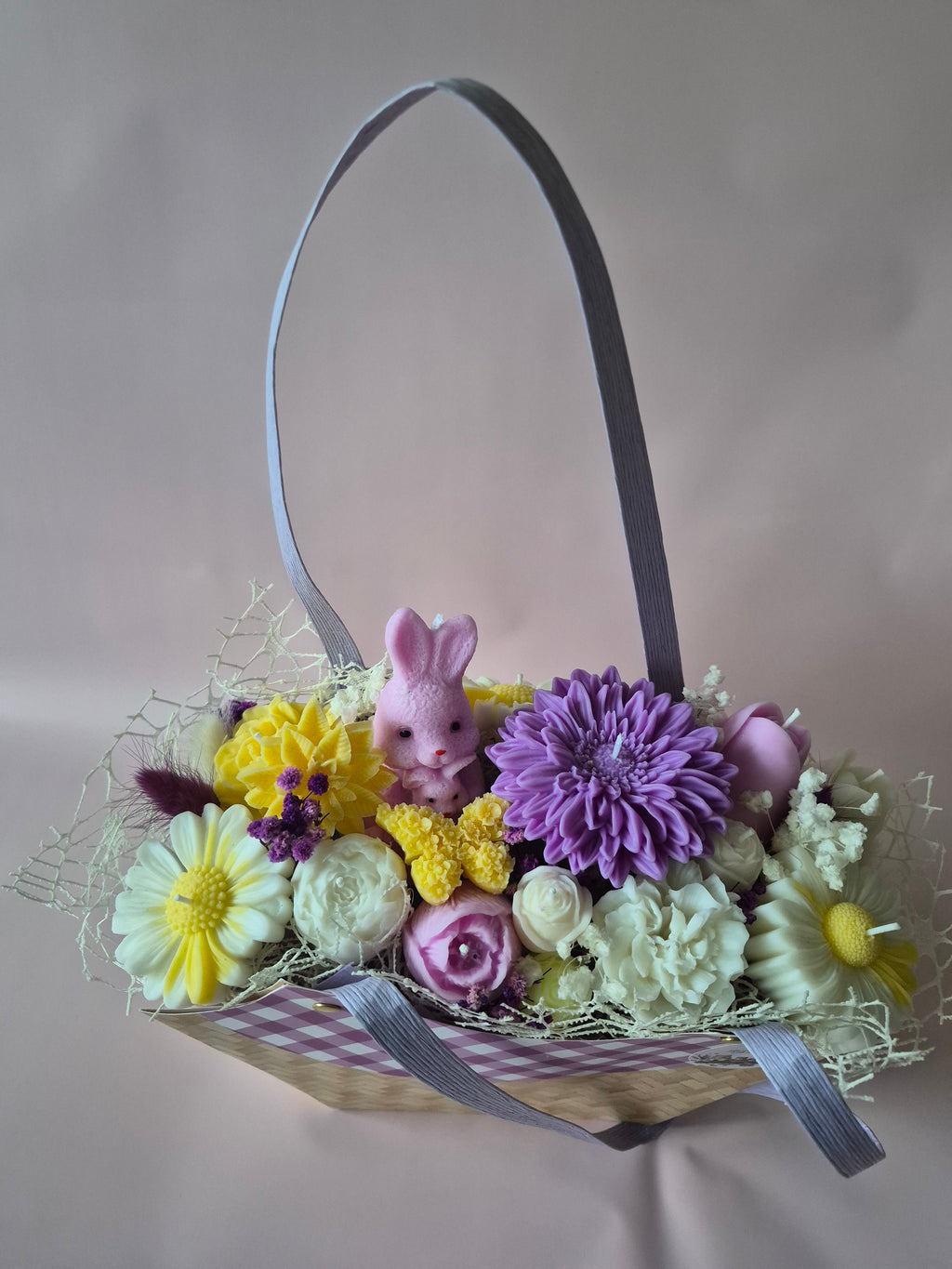 Luxury Handmade Candle Flower Basket